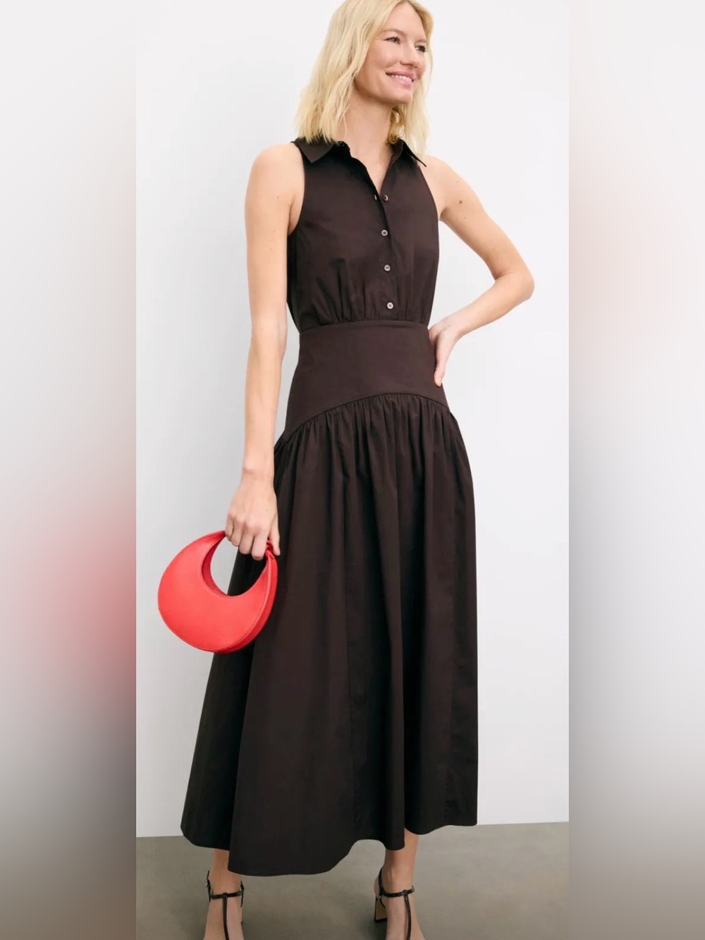 ISO. Been looking for this brown Staud dress in size 2.